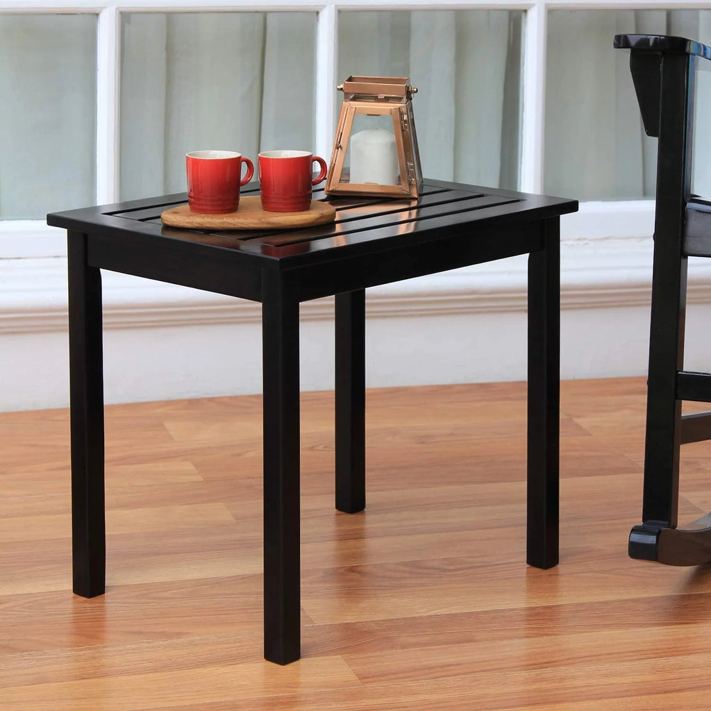 Wooden Square Side Table A215