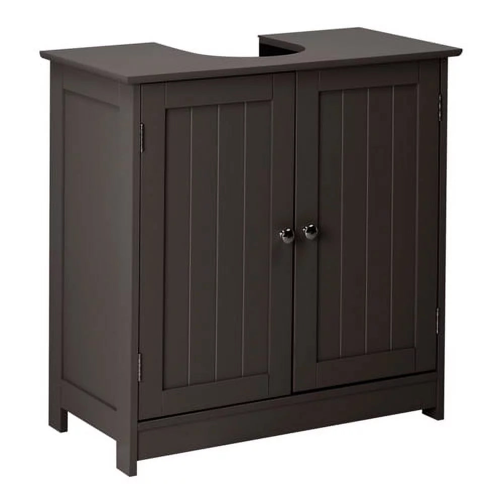 Espresso Bathroom Vanity with 2 Doors Adjustable Shelf I544