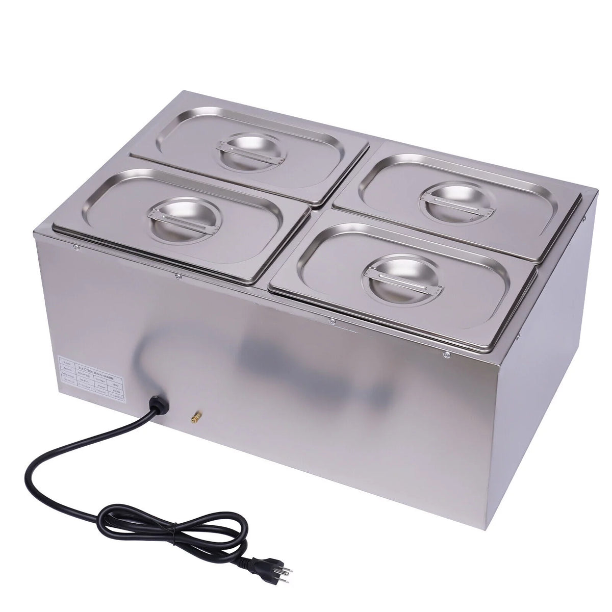 110V 4-Pan Commercial Food Warmer L171