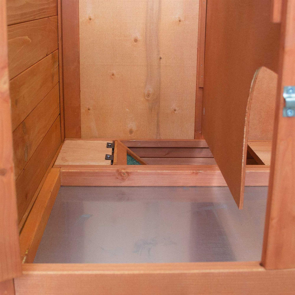 Rabbit Hutch with Peaked Roof F23672