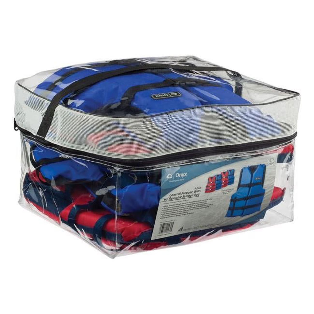 4-Pack Adult Life Jackets in Carry Case Y61776