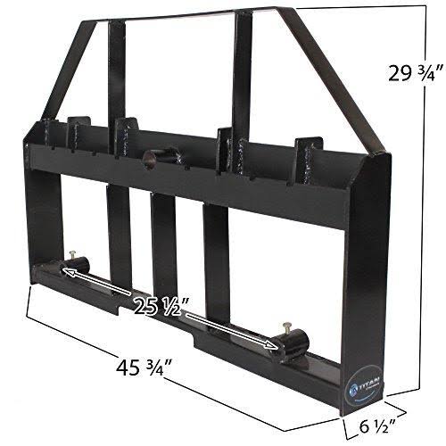 60x22 Skid Steer Pallet Fork Attachment 5500 lb Capacity Quick Tach B202808