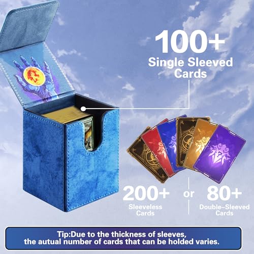 Red Trading Card Storage Box with 10 Dividers L75839