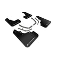 Black Mud Flap with White Logo B287