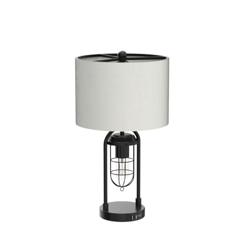 21'' Table Lamps Set of 2 with Night Light and USB Port J125