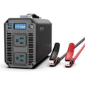 1200W Power Inverter DC 12V to 110V AC Converter with LCD Display Dual USB Car Charger L303599