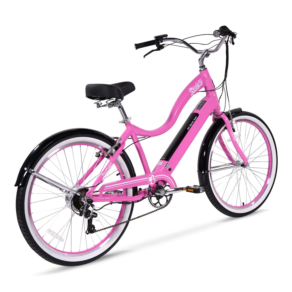 36V Electric Cruiser E-Bike with Pedal-Assist, 250W Motor, Pink X832250