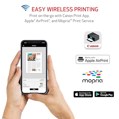 White All-in-One Wireless Printer with Auto Document Feeder N75528