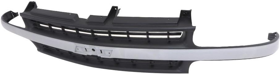 Silver Grille Grill for 1999-2002 Silverado 1500 Pickup Truck I844