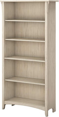 5 Shelf Bookcase in Vintage Black D142