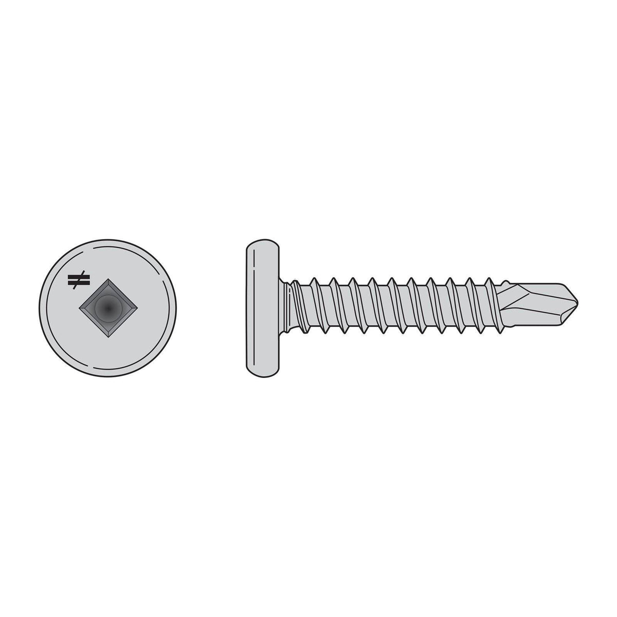 #10 x 1 Pancake Head T294