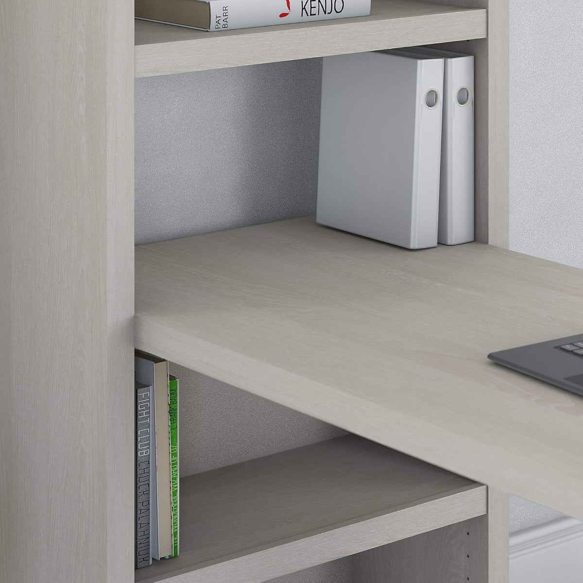 Gray Sand Bookcase Desk F67212