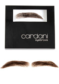 Fake Eyebrows Human Hair Stick on Brownish Black I150