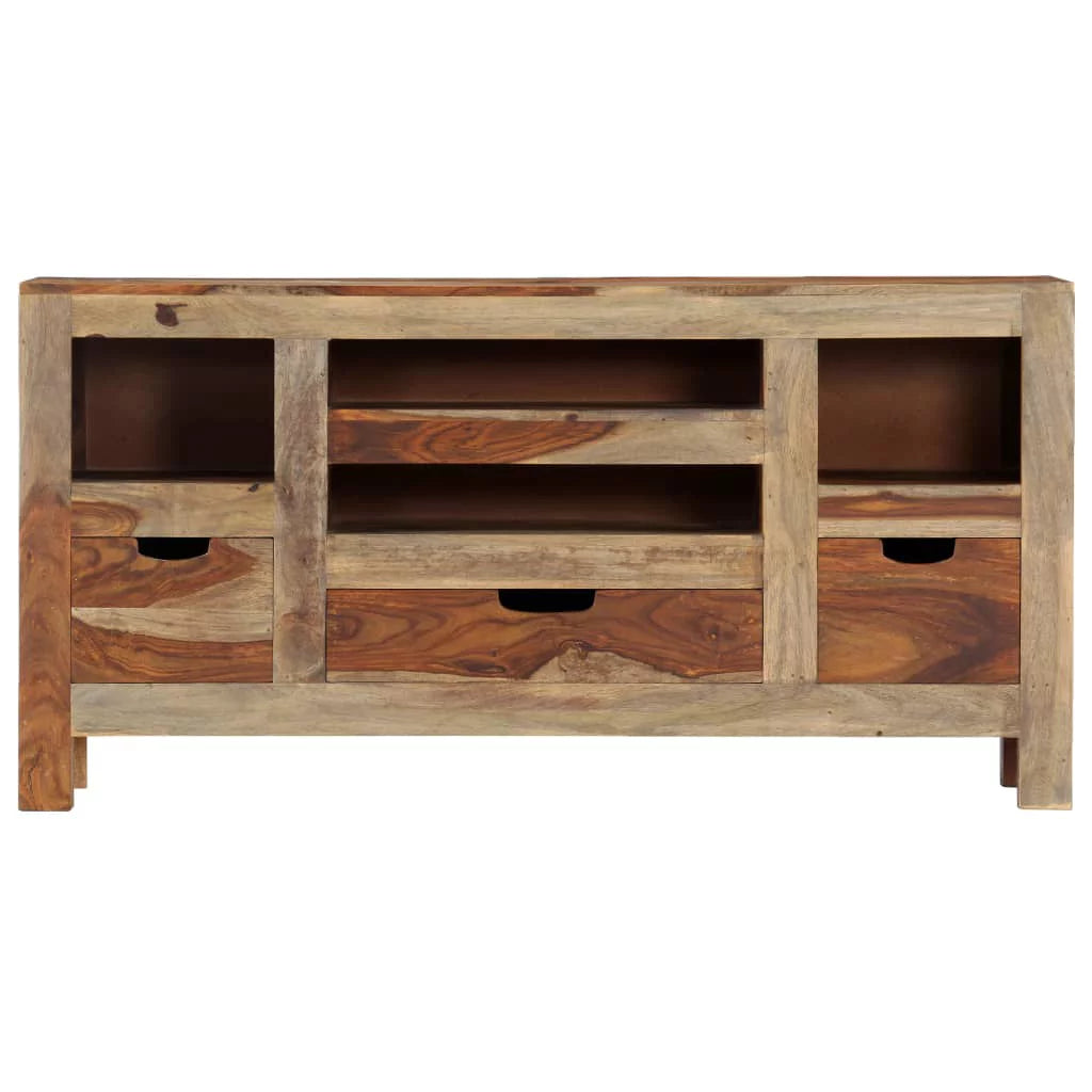 Gray Solid Sheesham Wood Sideboard P919200