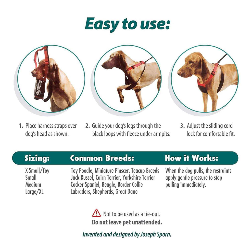 Nylon Mesh Non-Pulling Dog Harness X5010