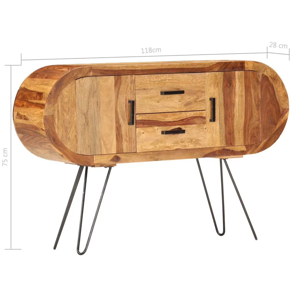 Solid Sheesham Wood Sideboard E934