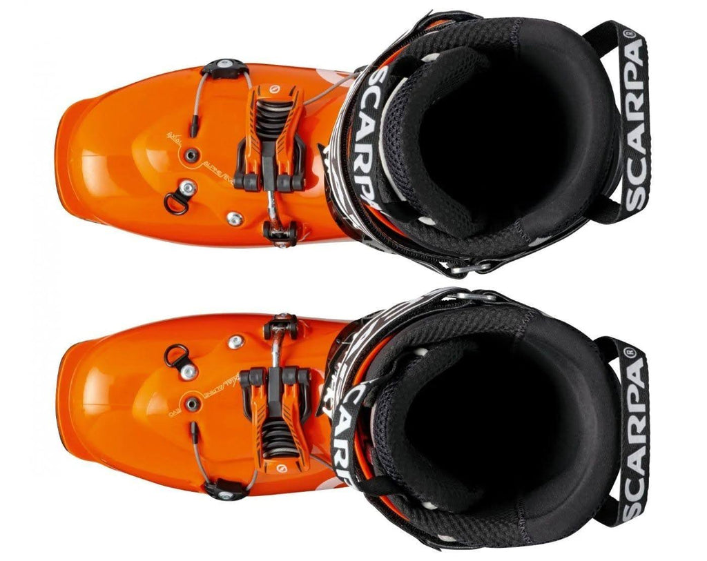 Orange Ski Boots I519