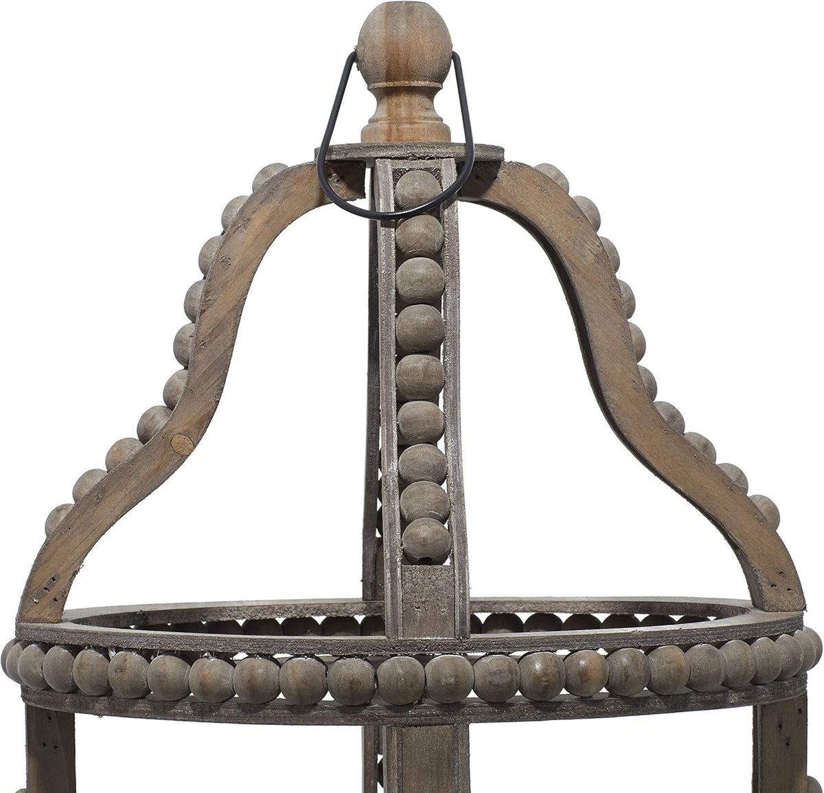 Rustic Wood and Glass Candle Lantern Z978296