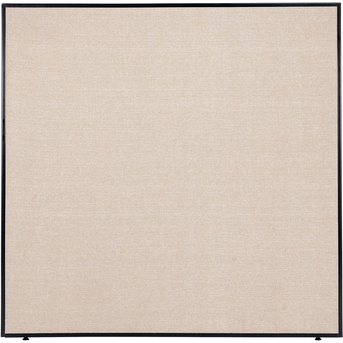 60-1/4"W x 60"H Tan Office Partition Panel H7562