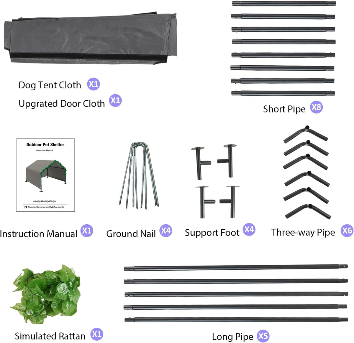 Waterproof Sun Protection Dog Tent U19752
