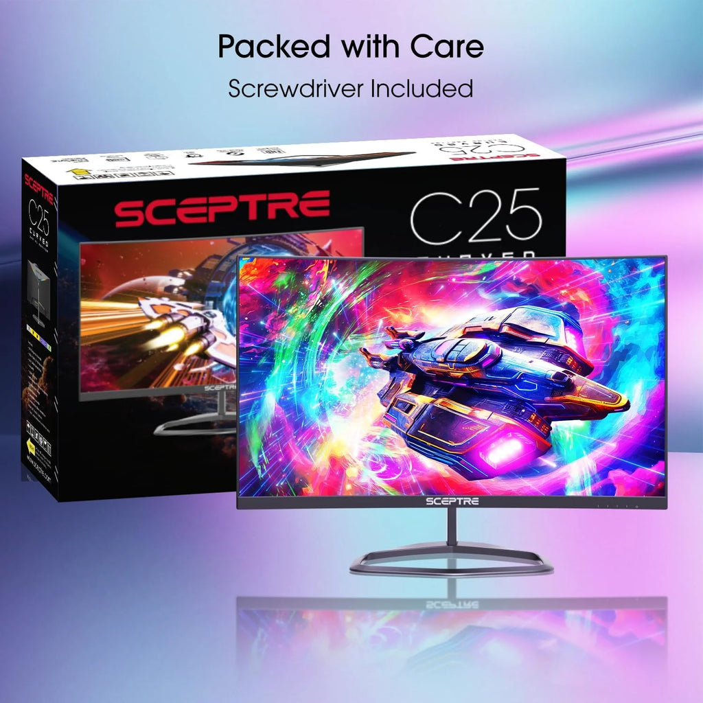 Curved 24.5-inch Gaming Monitor 240Hz 1080p 1ms DisplayPort HDMI Blue Light Shift Built-in Speakers Machine Black G795