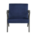 Navy Velvet Accent Chair M13889