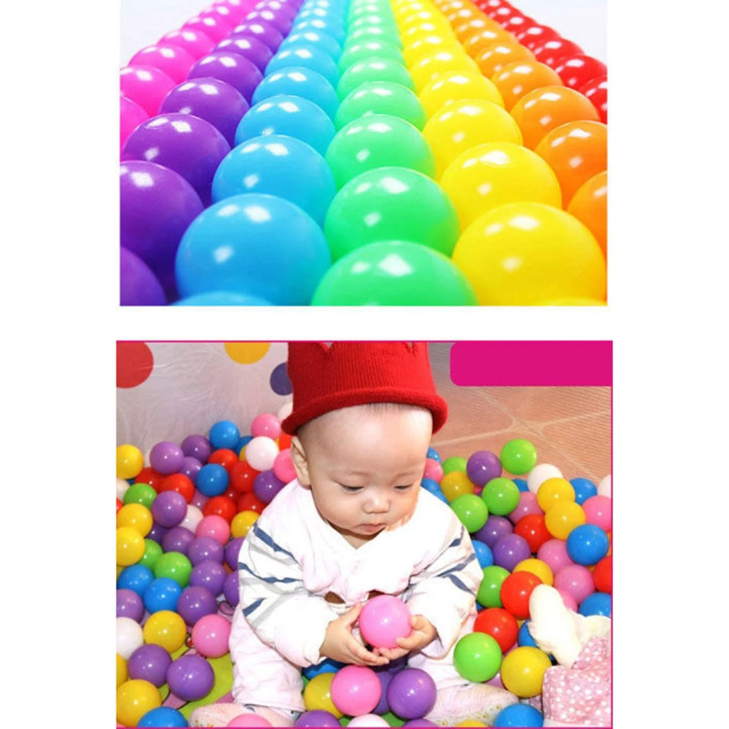 50PCS 5.5cm Colorful Soft Plastic Ocean Balls V7299