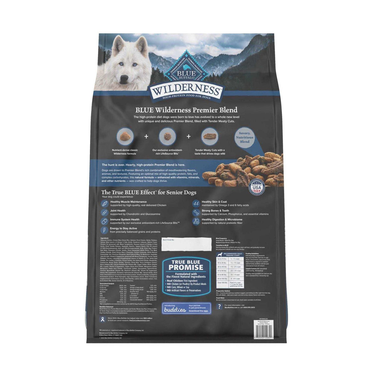 Senior Chicken Dry Dog Food V824
