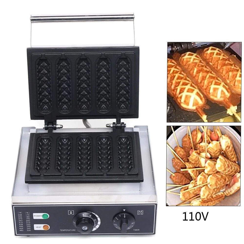 Commercial Electric Nonstick Waffle Maker D84969