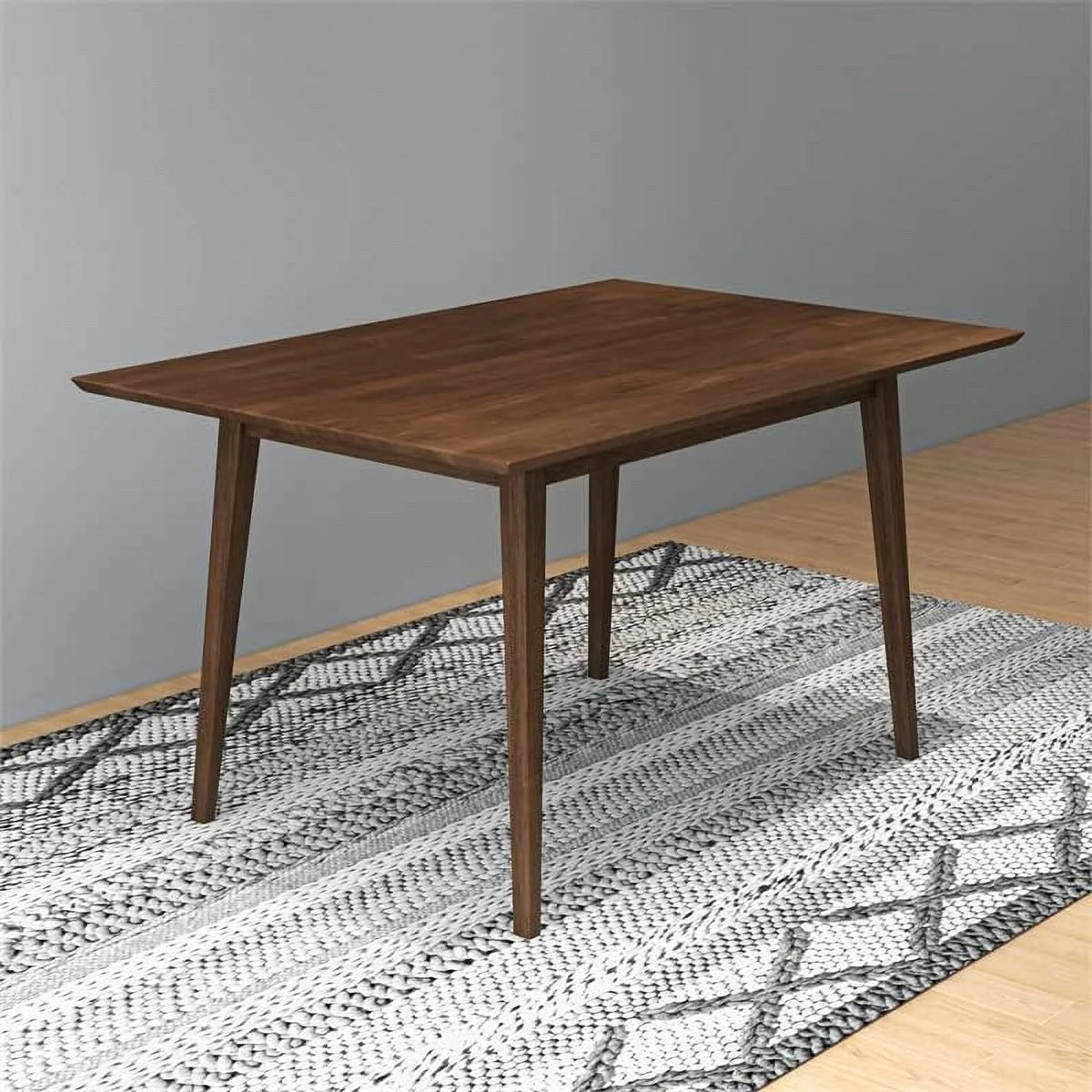 47 Inch Brown Walnut Dining Table K133