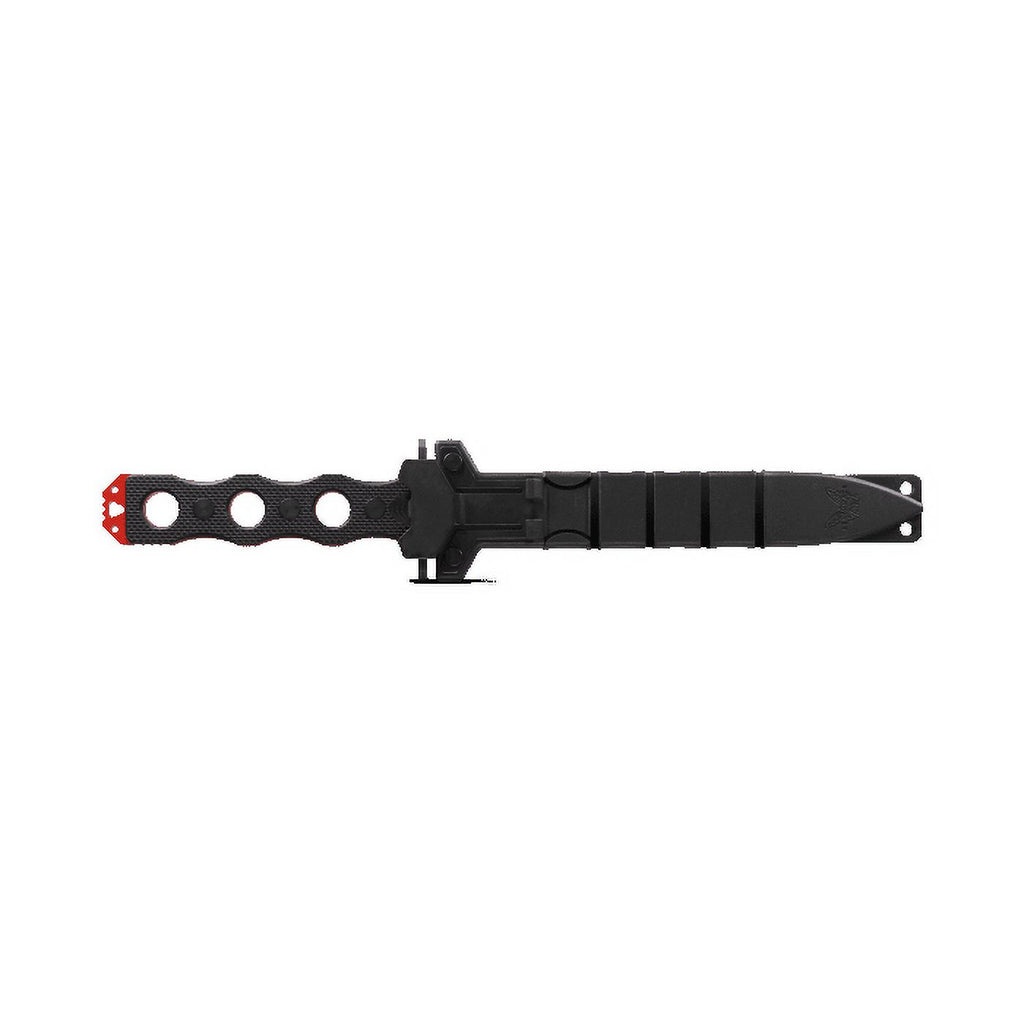 Black G10 Fixed Blade Trainer Knife J910
