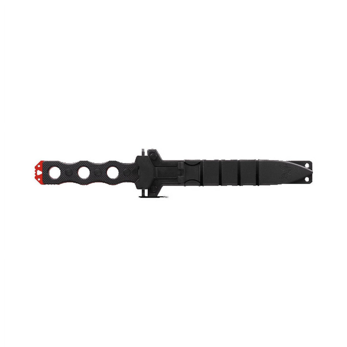 Black G10 Fixed Blade Trainer Knife J910