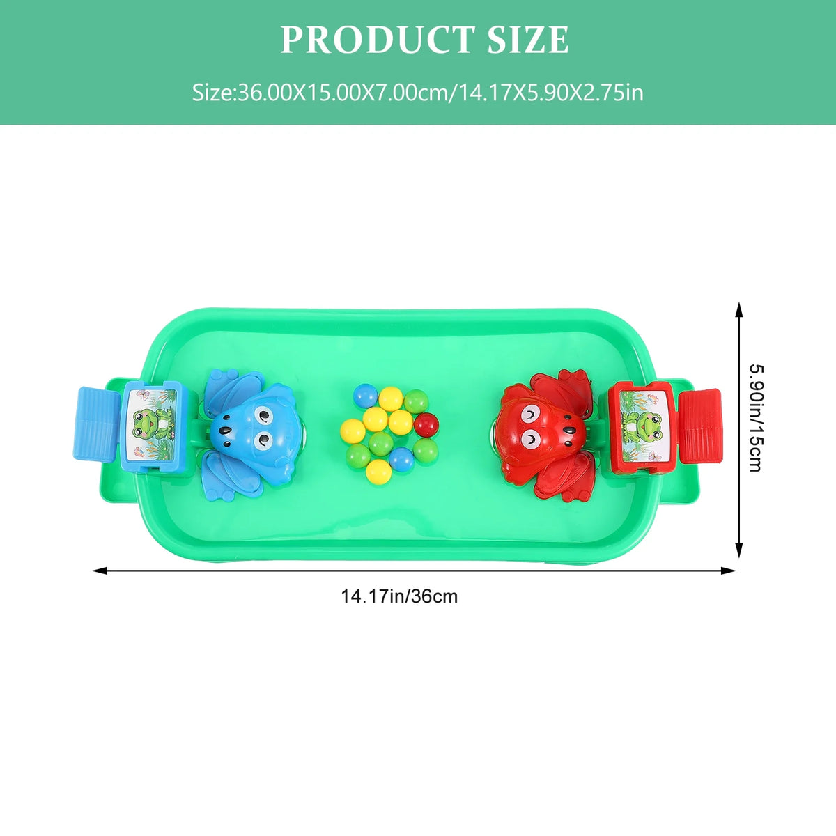 Montessori Educational Feeding Beads Frogs Game P65011