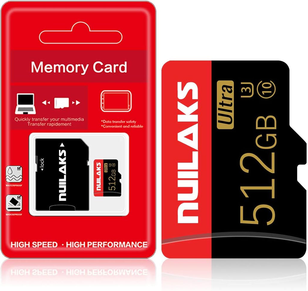 512GB microSDXC UHS-I U3 4K UHD Micro SD Card with Adapter A576