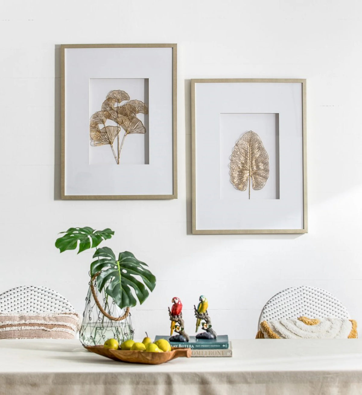 Botanical Framed Wall Arts 23.5" x 31.5" 2ct V81939