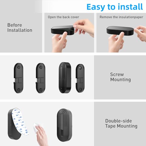 Wireless Door Sensor Chime 500 FT Range 26 Chimes 2 Sensors 1 Receiver S58624