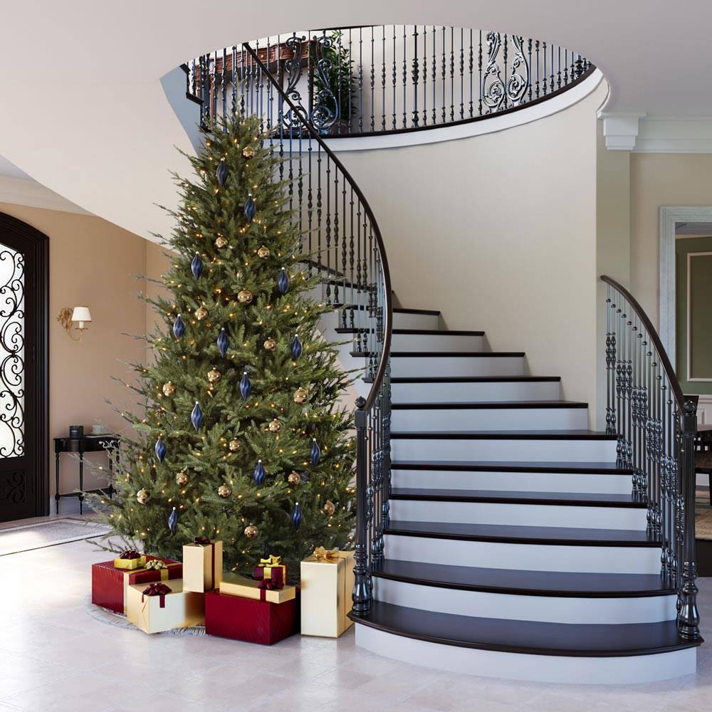 6.5 ft Itasca Frasier Tree with 600 Warm White LED Lights S530850