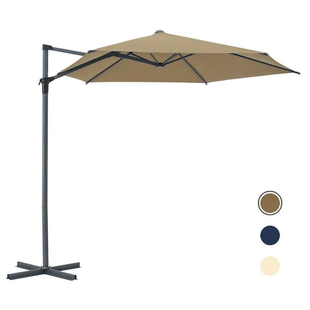 10ft Beige Outdoor Patio Umbrella T61779