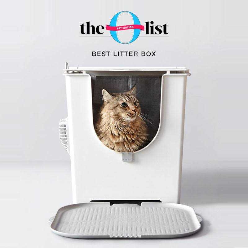 Flip Litter Box with Scoop and Reusable Liner V918