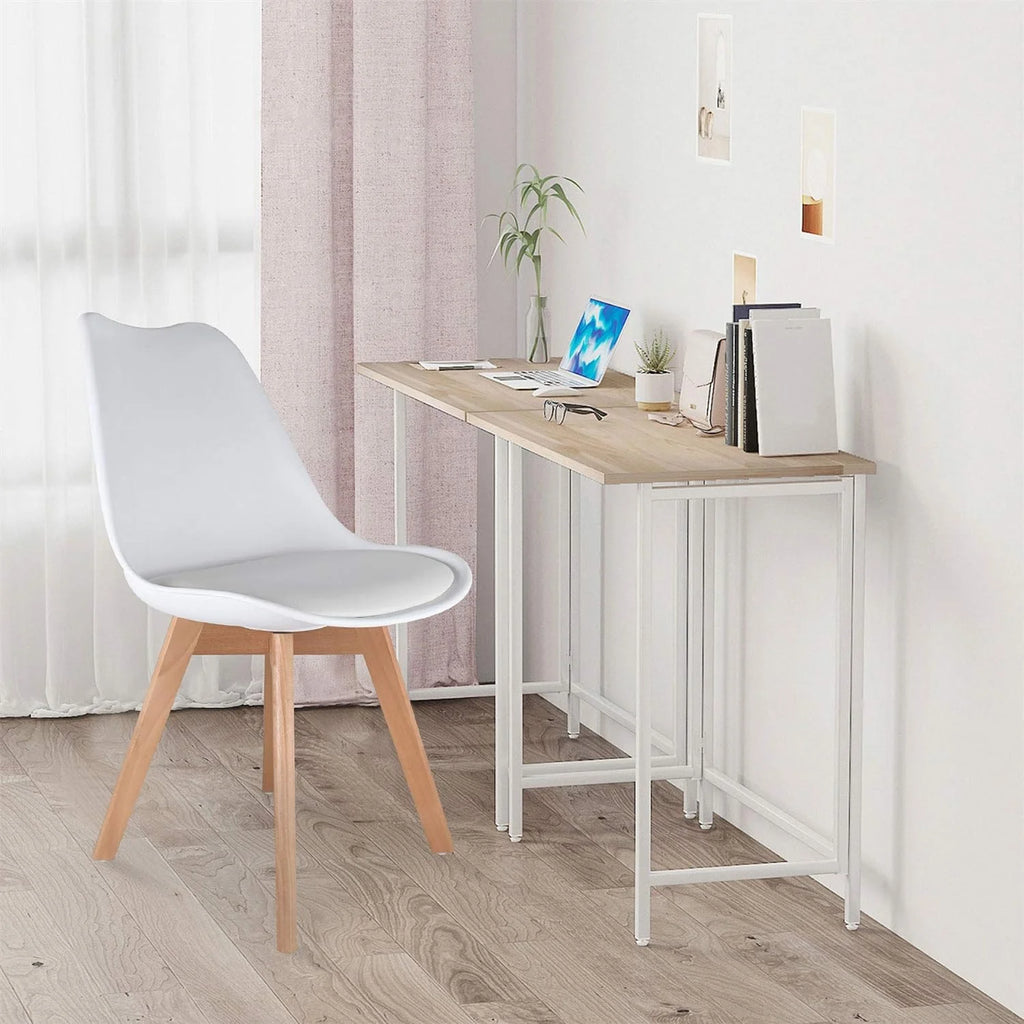 White Set of 4 Dining Chairs Y460003