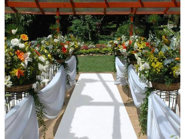White Carpet Aisle Runner K562920