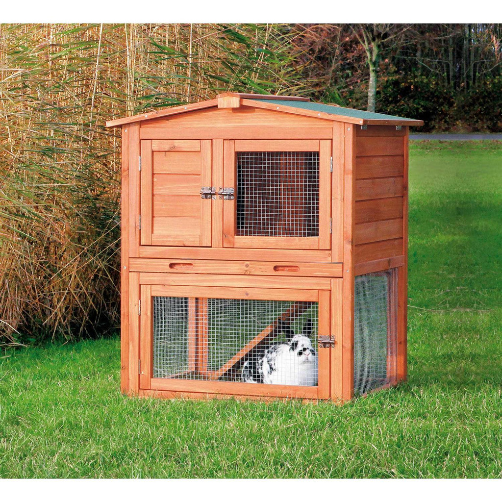 Rabbit Hutch with Peaked Roof F23672