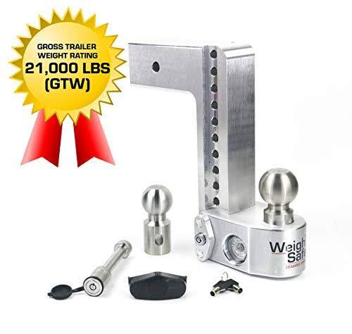 Adjustable 10x22 Drop Ball Mount with 3x22 Shank and Hitch Pin O865