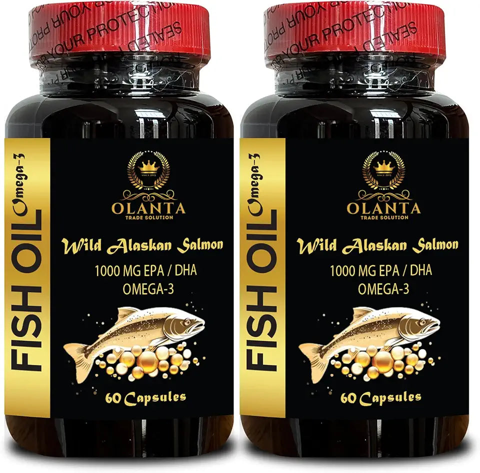 Omega 3 Fish Oil Liquid Supplement, Non-GMO Gluten Free, 120 Capsules G2525