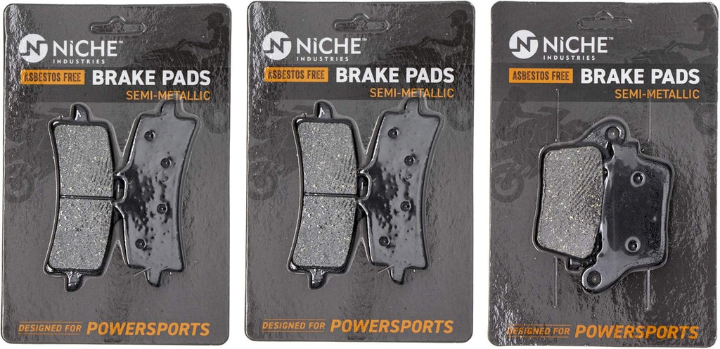 Brake Pad Set Semi-Metallic Pack of 2 Q1680
