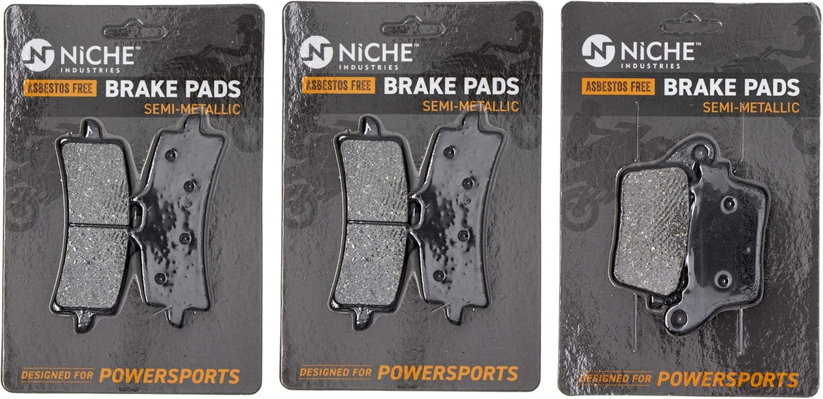 Brake Pad Set Semi-Metallic Pack of 2 Q1680