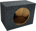Single 10 Sealed Subwoofer Enclosure 5/8 MDF Wood S569