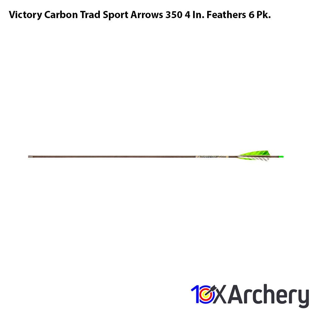 Carbon Sport Arrows 350 4 in. Feathers 6 Pk. G4000