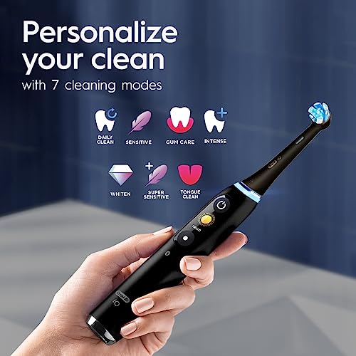 Black Onyx Electric Toothbrush with 3 Replacement Brush Heads B8253