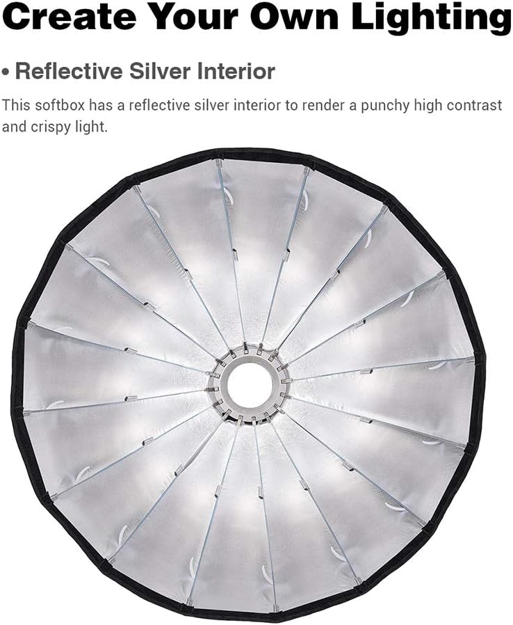 Parabolic Softbox with Front and Inner Diffuser and Carrying Bag I130